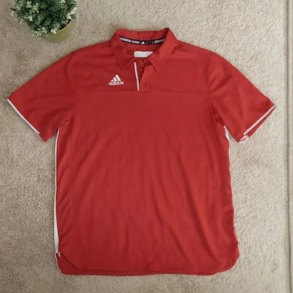 Adidas mens shirt/ polo. Size L In great condition. Comfortable, lightweight.